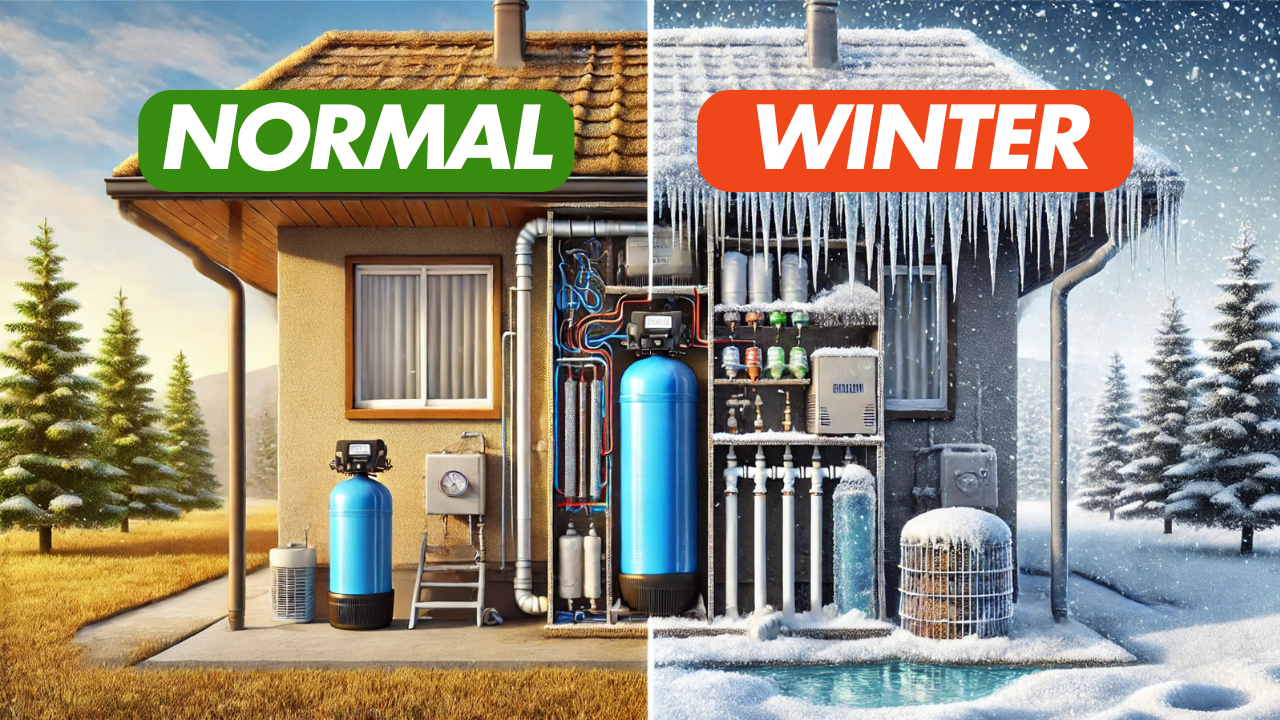 Will Water Softner Lower Freezing Point? Winterizing Your Plumbing System