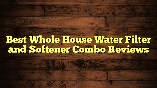 Best Whole House Water Filter and Softener Combo Reviews