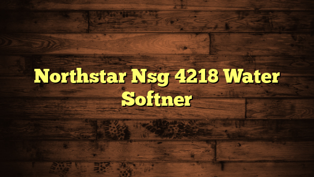 Northstar Nsg 4218 Water Softner